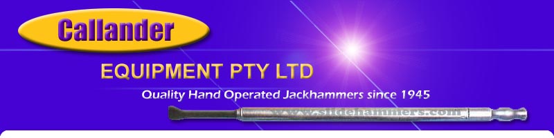 Callander Equipment Supplies - Slidehammer, Hand Operated Jackhammer